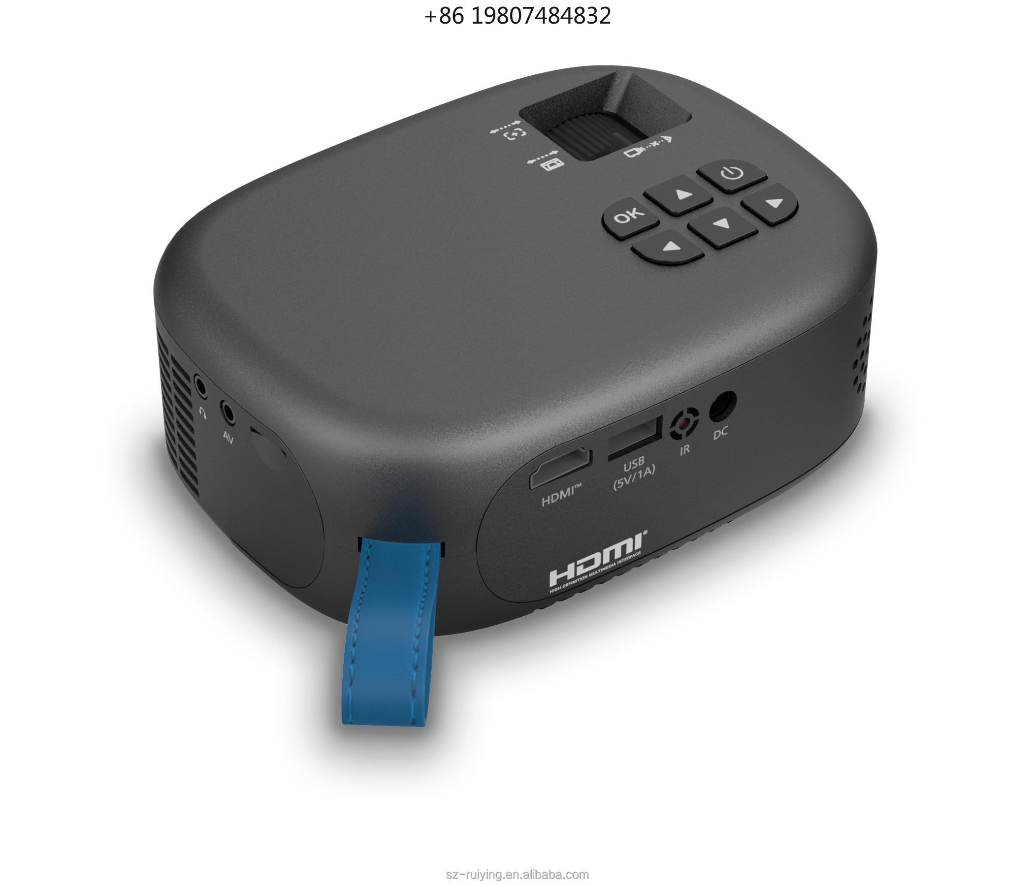 Home Cinema Kids - Draagbare HD 720P 1080P Mini Zakprojector