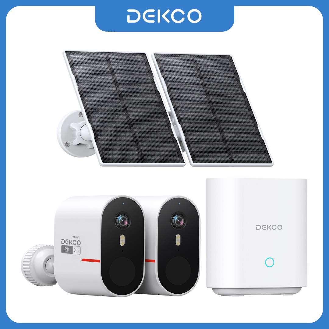 Home Cinema System - Dekco 3MP WiFi Solar Camera Systeem