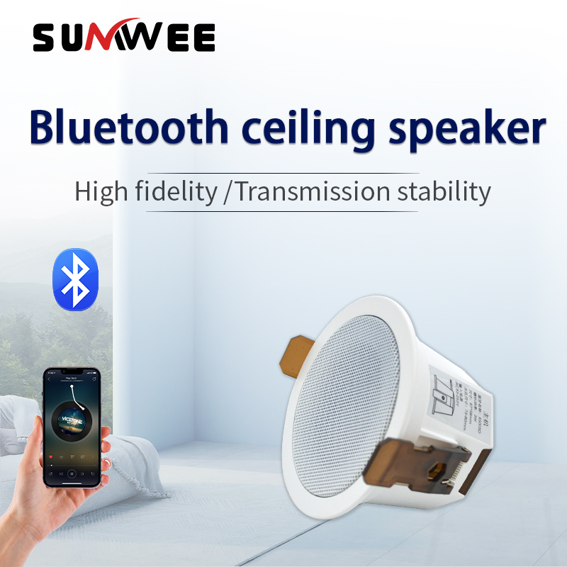 Home Cinema System - Mini Bluetooth-plafondluidspreker Thuisluidsprekers Plafondaudioluidsprekers voor plafonds