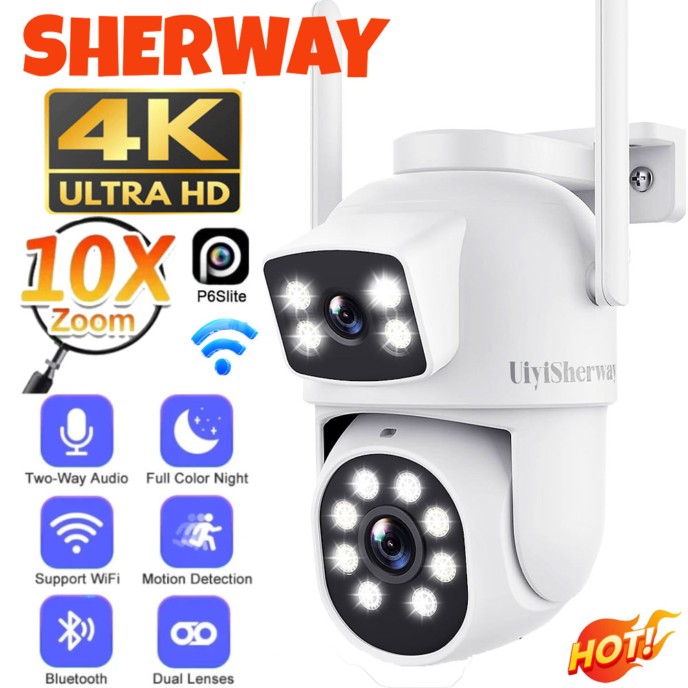 Home Cinema Screen - UiyiSherway 4K Dual Lens Wifi Camera