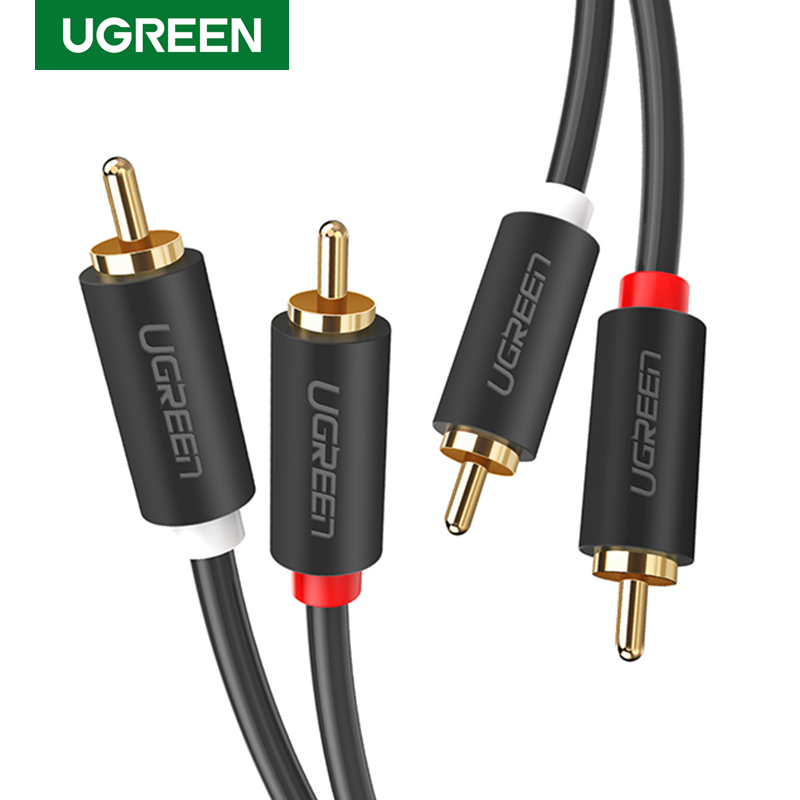 Home Cinema Amplifier - Ugreen 2RCA Om 2 Rca Male