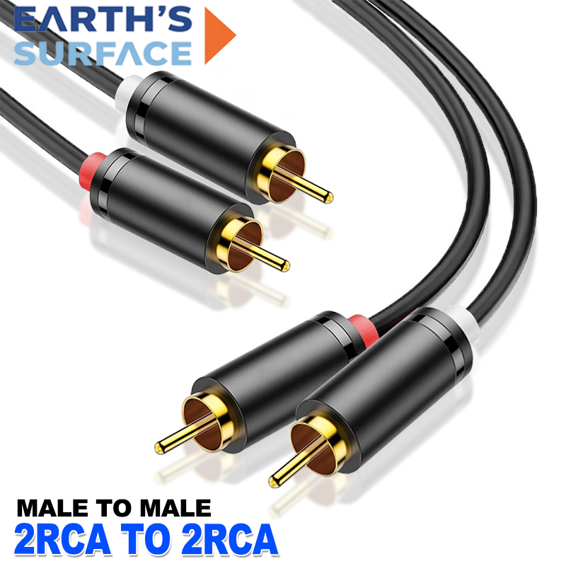 Home Cinema Amplifier - Dual RCA-kabel HIFI Stereo 2 RCA
