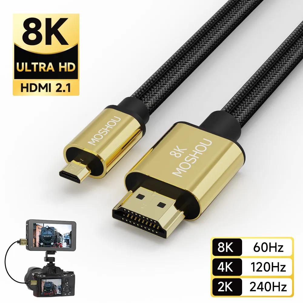Hdmi Arc Cable - Micro Hdmi Naar Hdmi-Compatibele Kabel 2.1