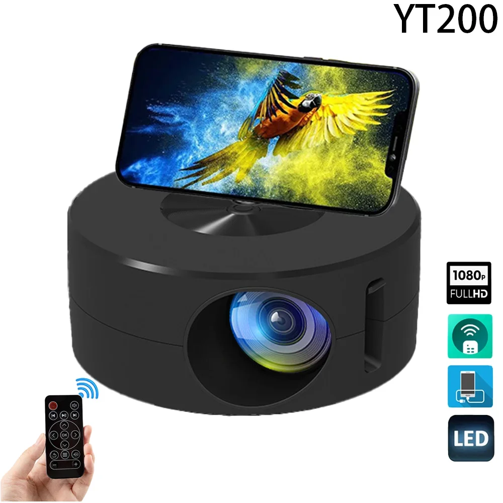 Home Cinema Kids - Yt200 Led Mobiele Video Mini Projector
