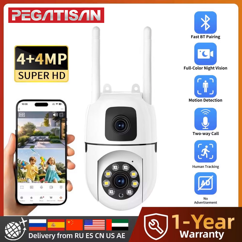 Home Cinema Screen - 8MP HD Wifi Surveillance PTZ-camera Buiten