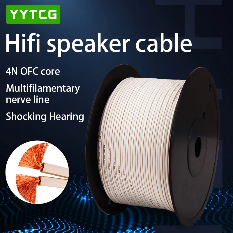 Home Cinema Solution - YYTCG DIY Luidsprekerkabel Hi-Fi Audio Lijn