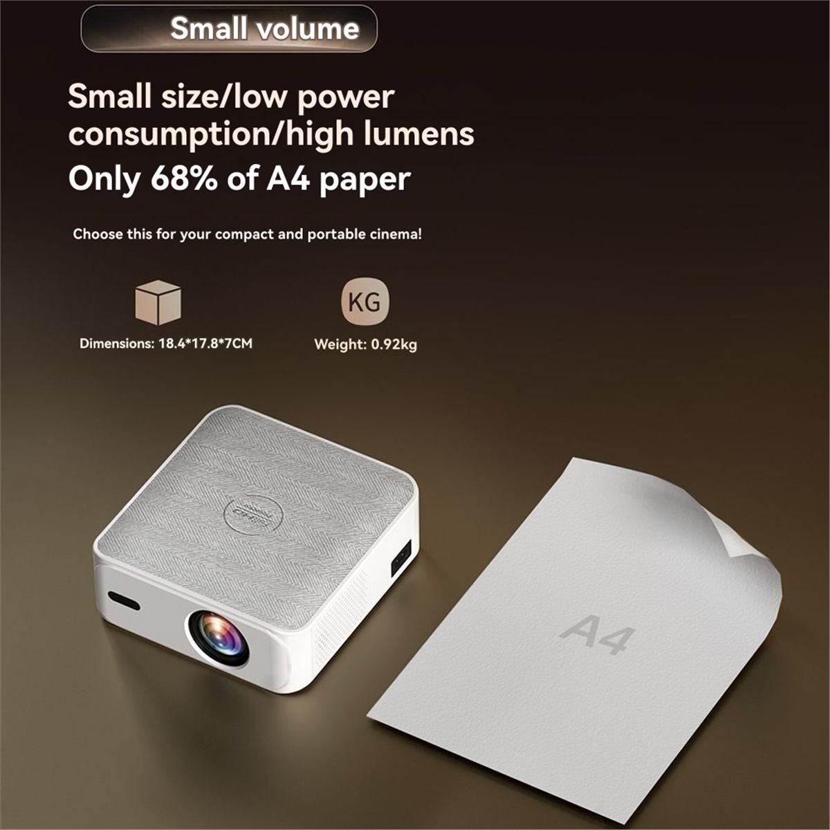 Home Cinema Uk - AS62 T30 Intelligente Android WiFi-projector Home