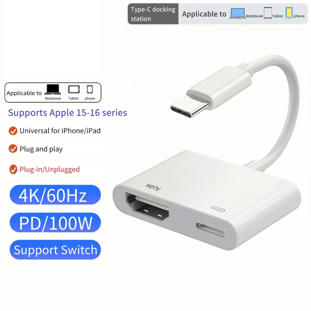 Hdmi Arc Cable - USB-C naar HDMI 4K 60Hz 30Hz