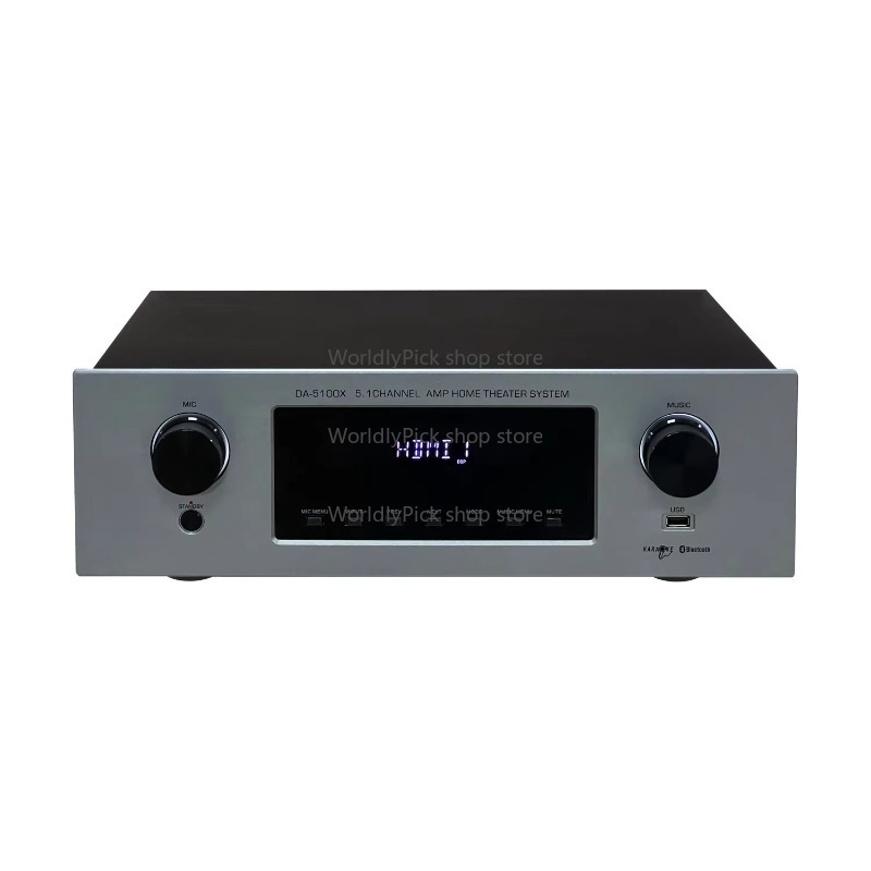 Home Cinema Receiver - Home Theater Karaoke Versterker Ontvanger 5.1