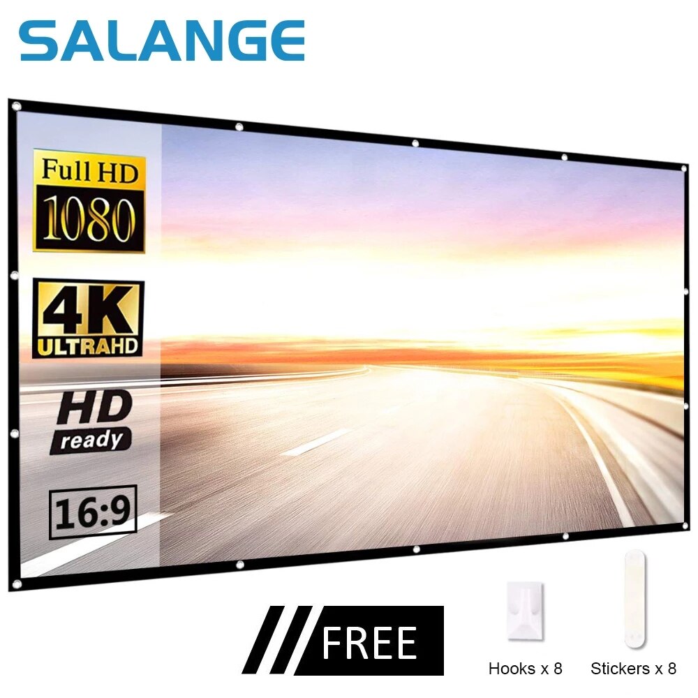 Home Cinema Blanc - 60 100 120 150 inch eenvoudig
