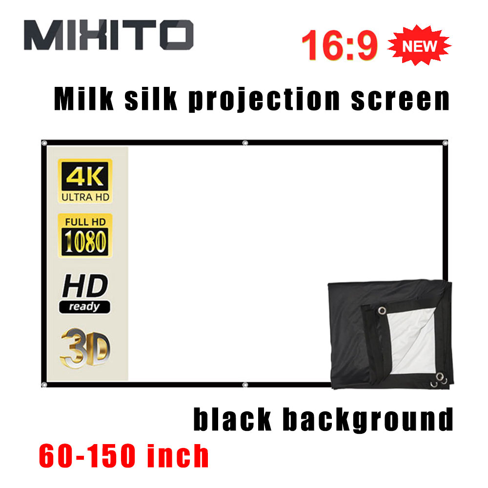 Home Cinema Blanc - Mixito Dikke 16:9 Verhouding Zwarte Achtergrond