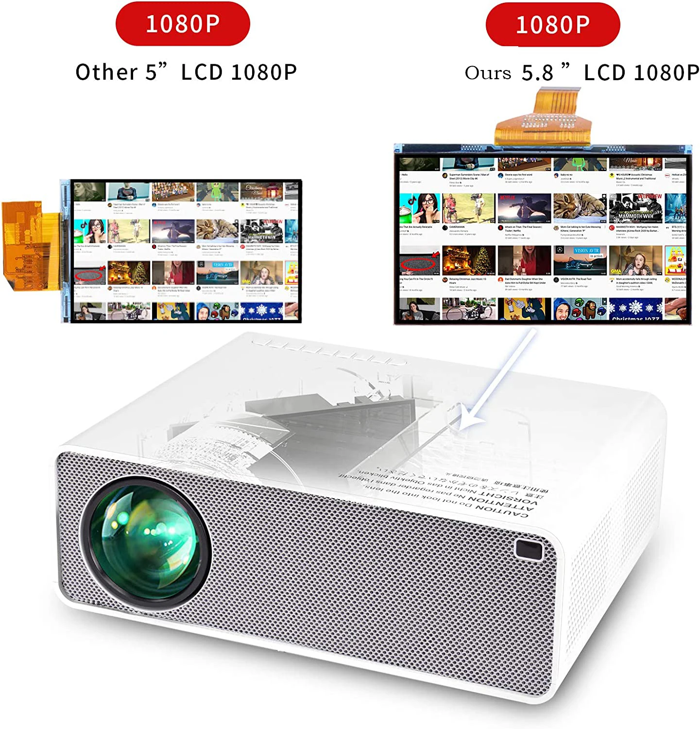 Nieuwe design projector beamer - Home Cinema Kids recensie en prijs