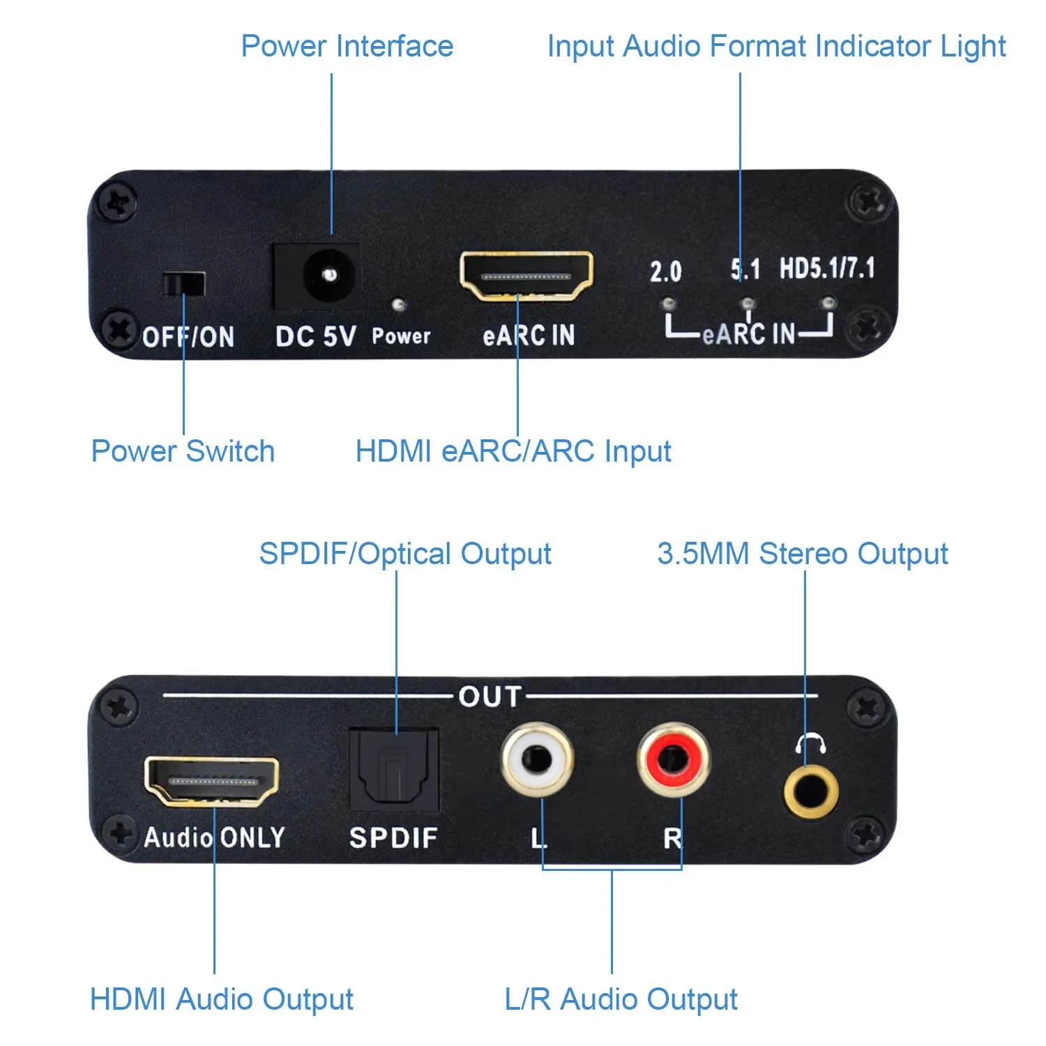 192KHz HDMI EARC ARC naar RCA  - Hdmi Arc Cable recensie en prijs