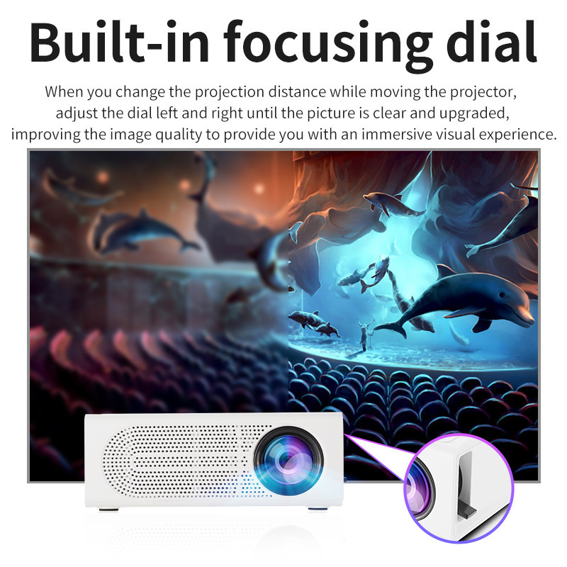 Mini-projector 1080P ondersteu - Home Cinema Kids recensie en prijs