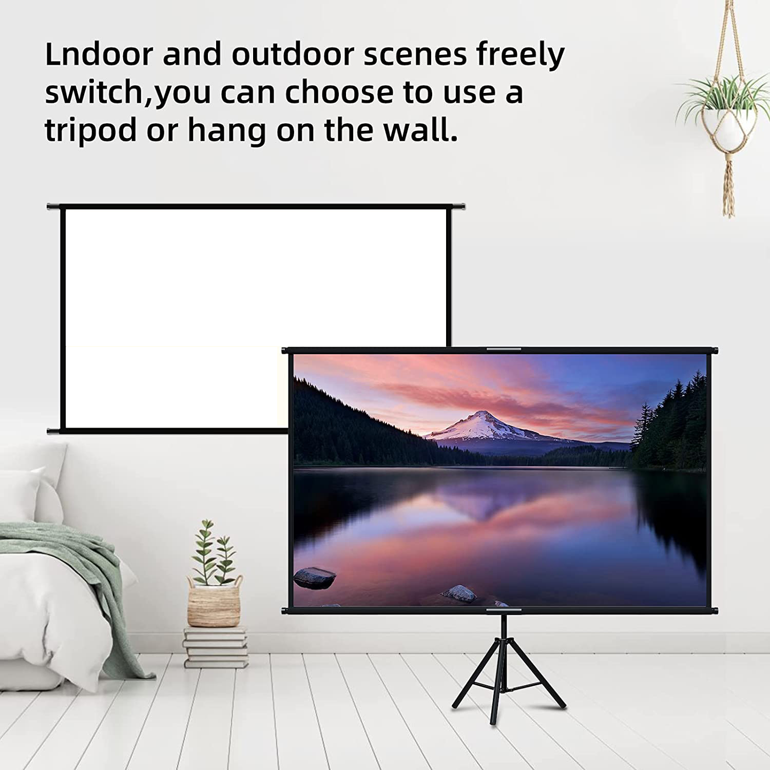 VEIDADZ Projectorscherm met st - Home Cinema Blanc recensie en prijs