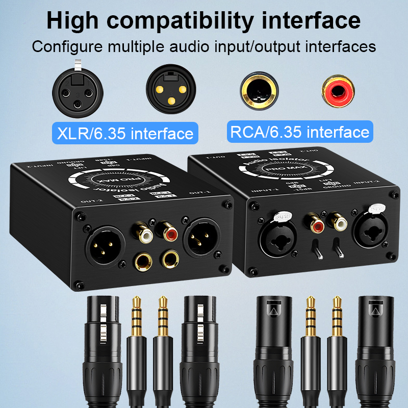 3Pin XLR/RCA/TS/TRS Ground Loo - Audio Home Cinema recensie en prijs