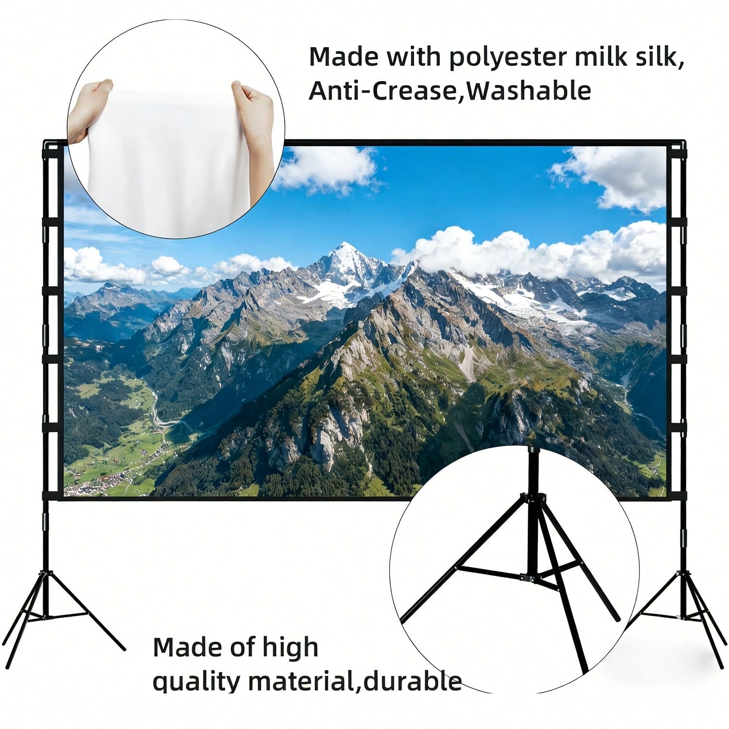 XBJ 100 inch 4K Ultra HD proje - Home Cinema Screen recensie en prijs
