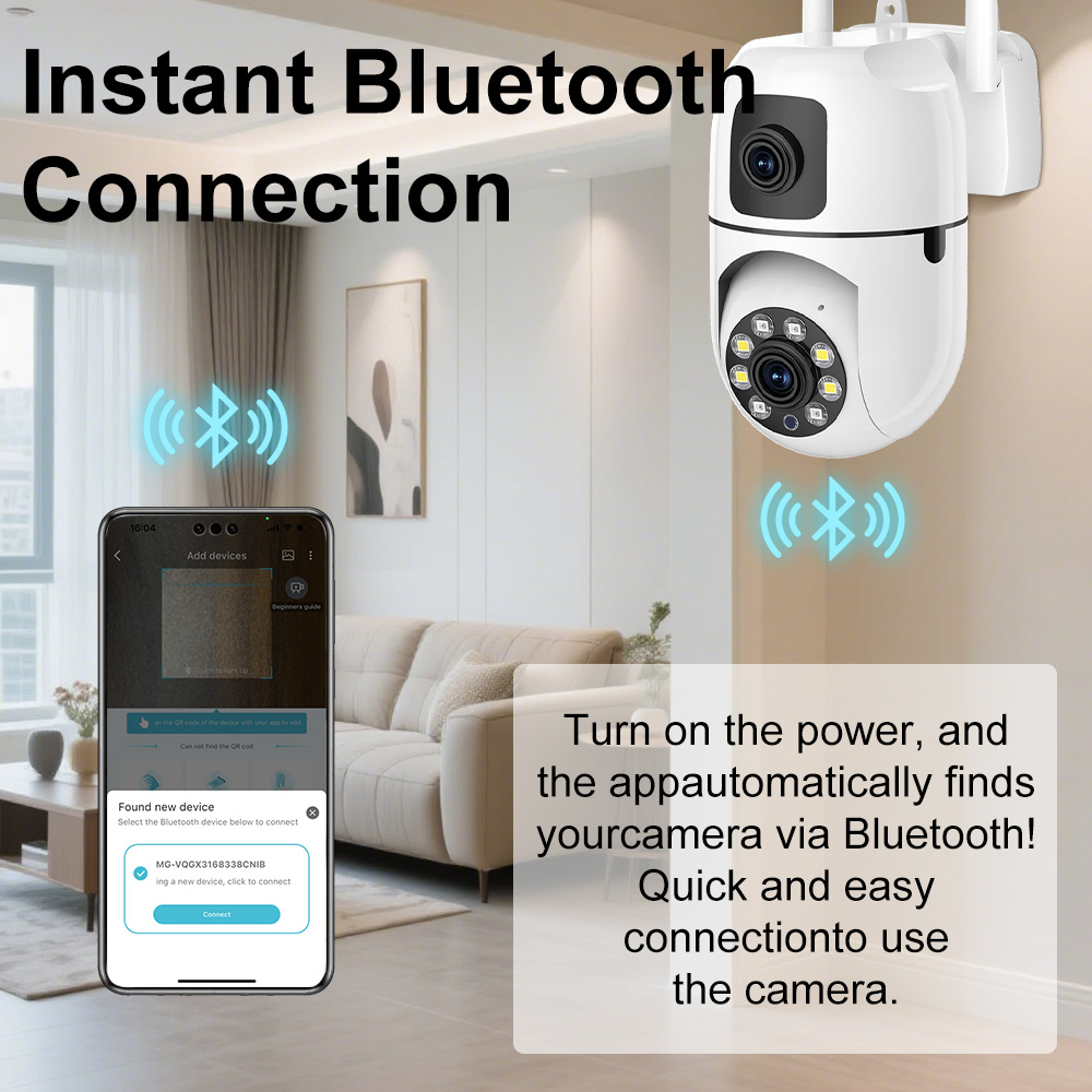 8MP HD Wifi Surveillance PTZ-c - Home Cinema Screen recensie en prijs