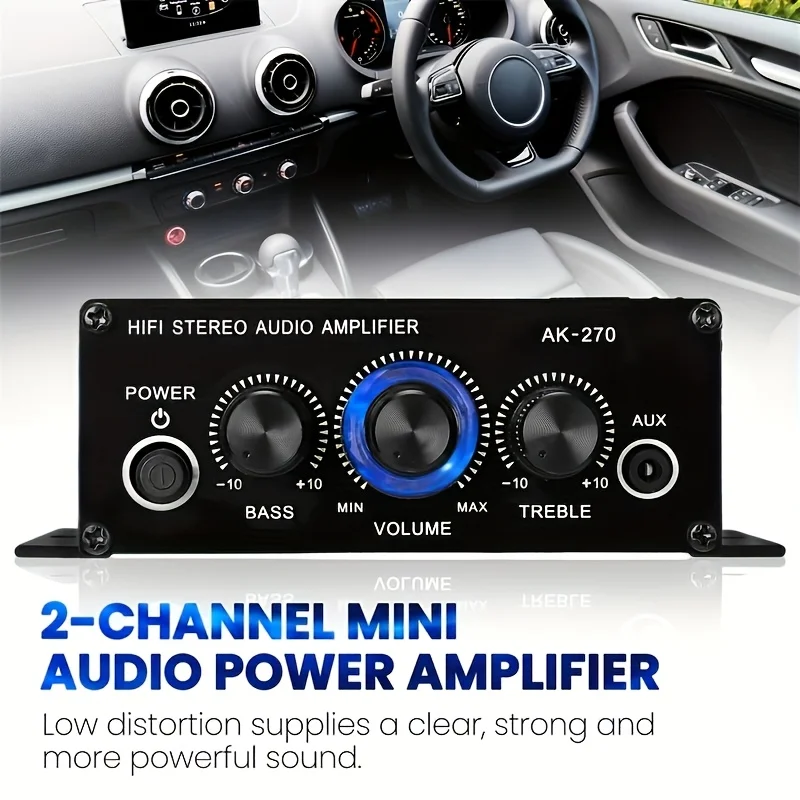 AK-270 400W Mini Eindversterke - Home Cinema Amplifier recensie en prijs