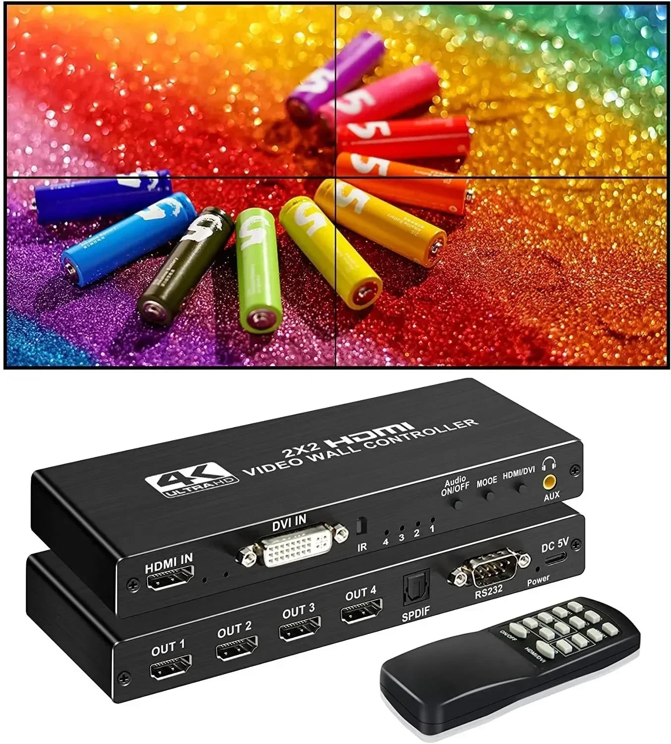 4K HDMI Video Wall Controller  - Home Cinema Screen recensie en prijs