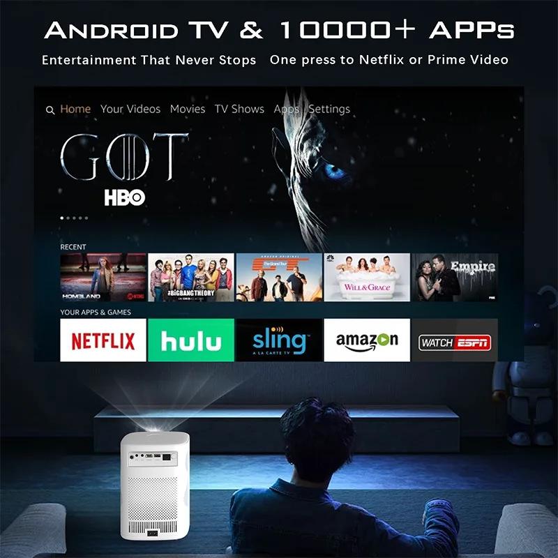 4K Autofocus Android Mini Proj - Home Cinema Kids recensie en prijs