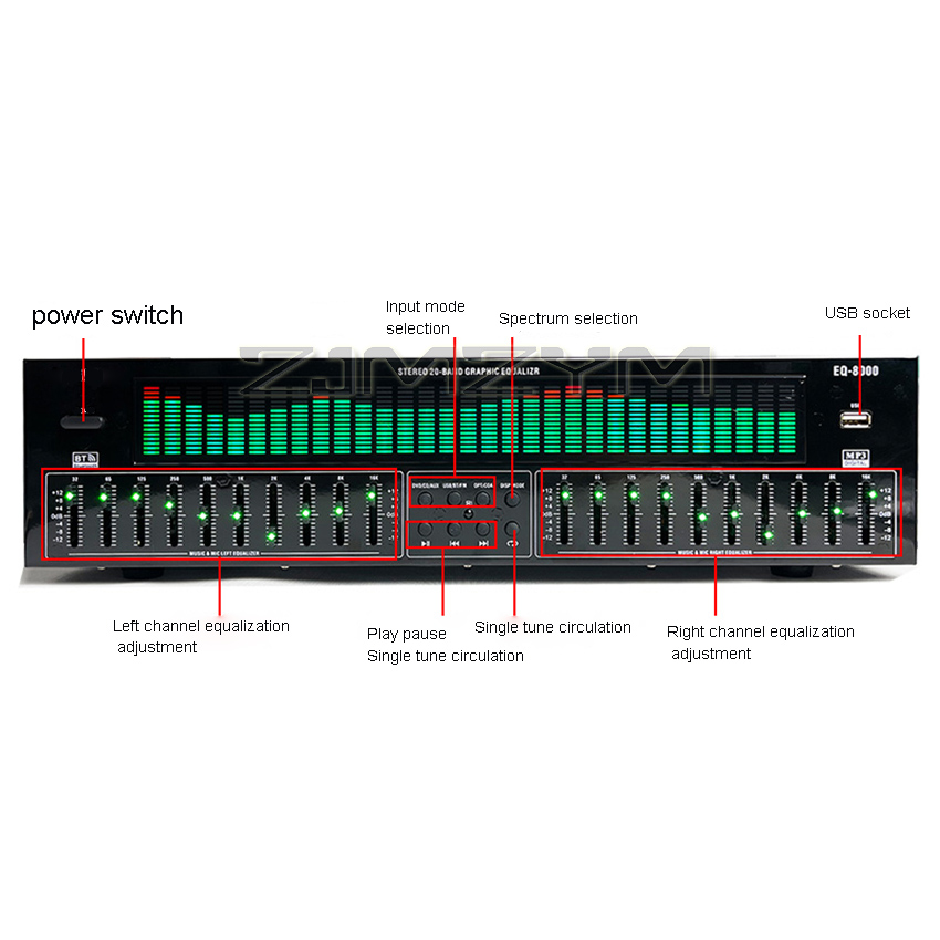 EQ8000 Equalizer Bluetooth 5.3 - Home Cinema Receiver recensie en prijs